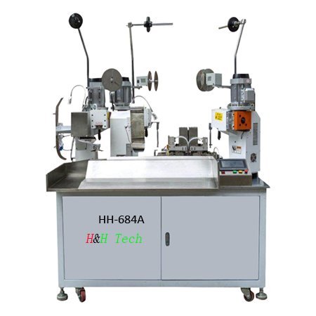 HH-684A Fully-automatic Wire-joint Terminal Crimp and Sheath Insert Machine
