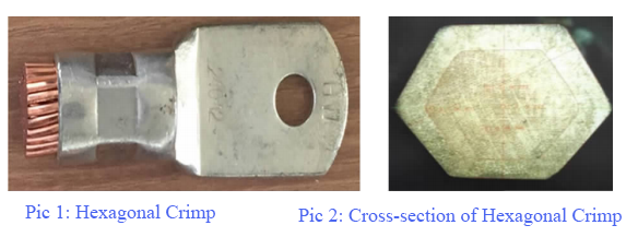 hexagon crimping