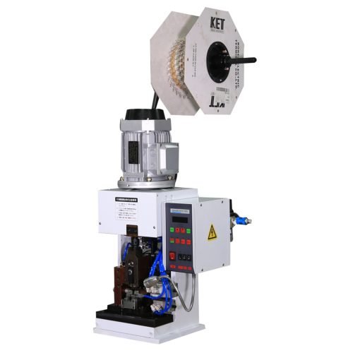 HH-360 Vertical(End-feed) Wire Stripping and Terminal Crimping Machine